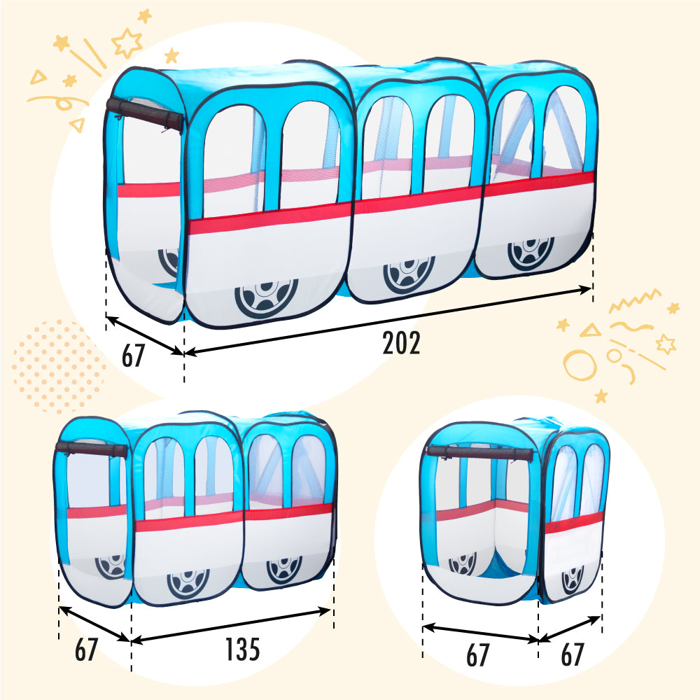 【アウトレット品】キッズテント スーパーBIGトレイン 電車テント