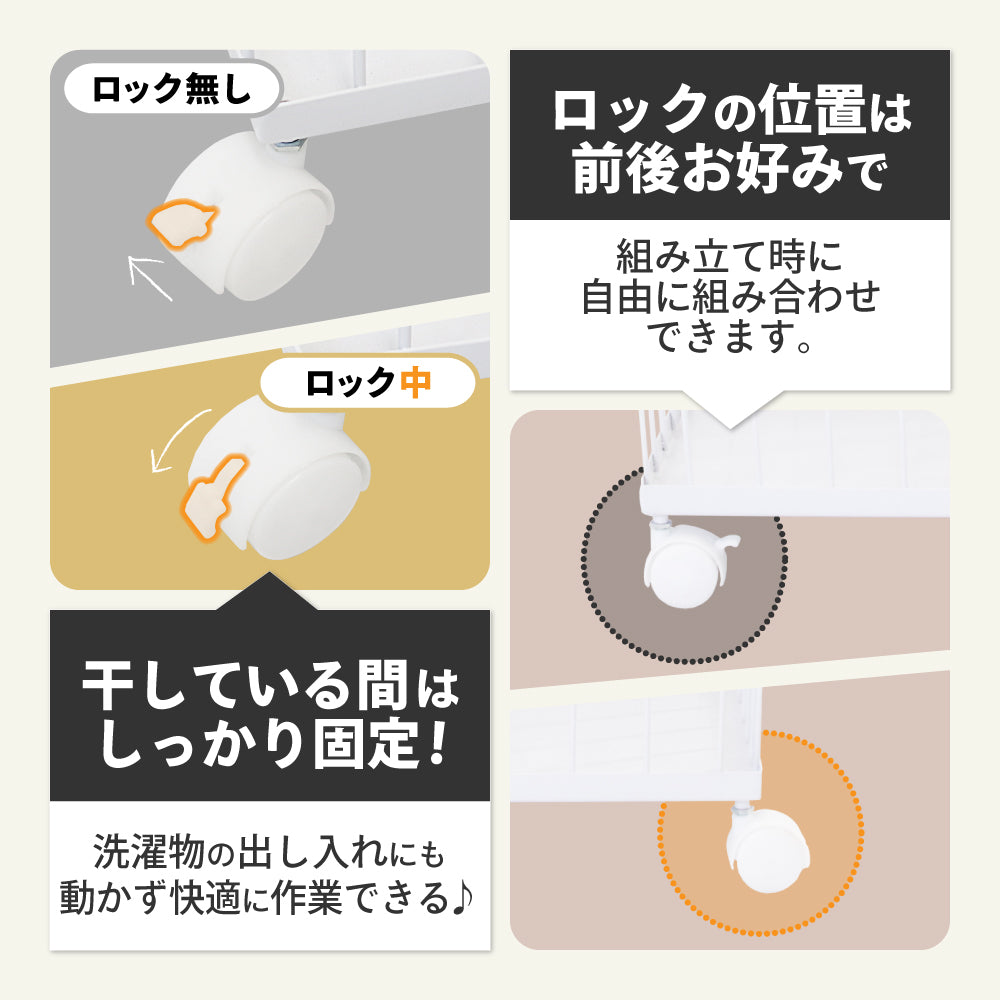 【数量限定アウトレット品】ランドリーバスケット キャスター付き 持ち手付き 大容量55L ランドリーワゴン バスケット 洗濯カゴ 洗濯かご 洗濯物入れ 脱衣かご
