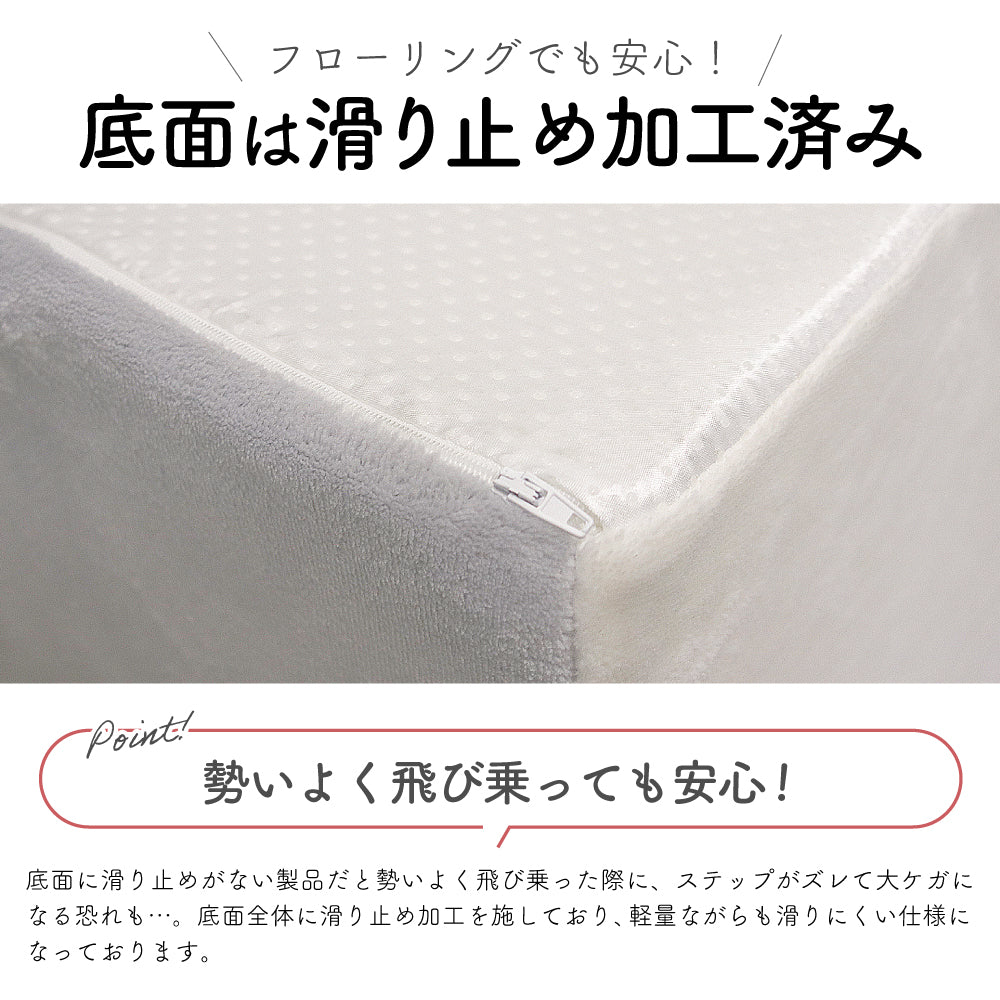 ドッグステップ 3段 ペット ステップ 犬 階段 犬用ステップ ペットスロープ らくだん