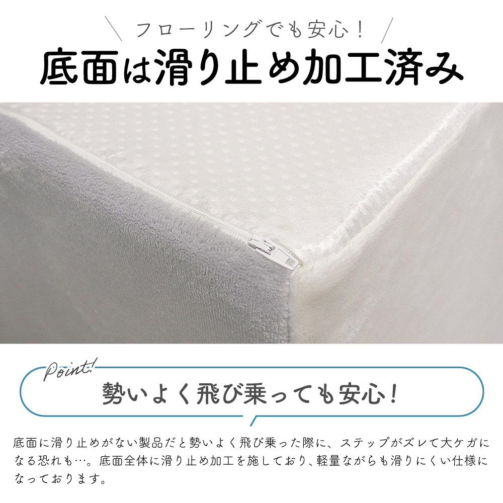 ドッグステップ 2段 ペット ステップ 犬 階段 犬用ステップ ペットスロープ えるだん