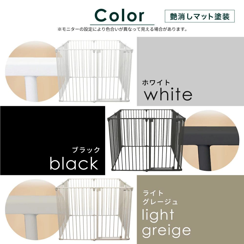 ペットケージ 【高さ92cm 大型犬対応バージョン】 DOGSAFE8L パネル8枚セット