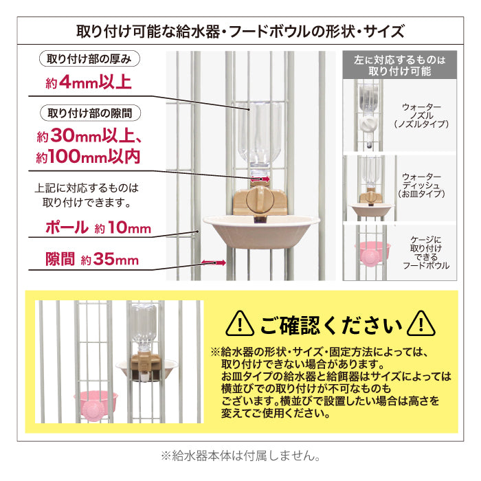 ペットケージ DOGSAFE8 NE ごくせま 専用 給水器対応パネル 増設パネル カスタムパーツ 超小型犬 小型犬 中型犬