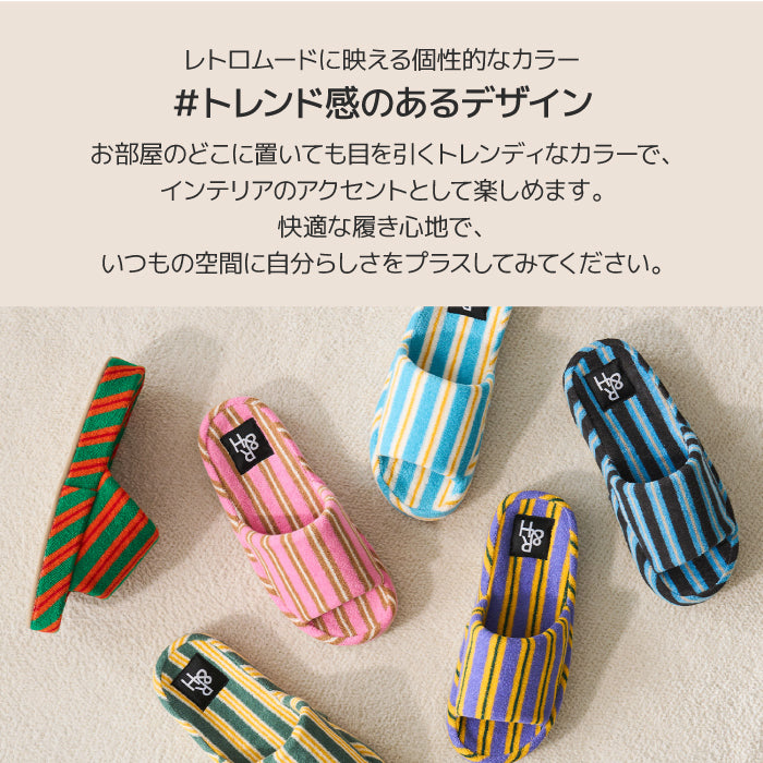 Roomnhome ルームシューズ 韓国デザイン バターポップアーチ メモリーフォーム ルームスリッパーズ シンプル おしゃれ 冬用 室内 韓国インテリア 内履き レディース もこもこ 暖かい 冬 スリッパ 男女兼用 [2サイズ・6色]