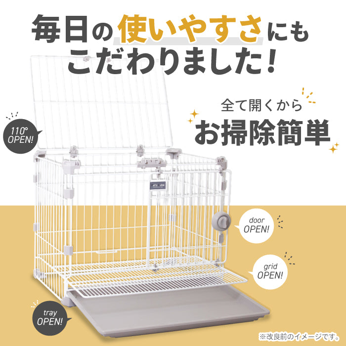 正規品【業務用OK】 カーボンスチール製 ペットケージ 猫 犬 うさぎ ゲージ ケージ ブリーダー 店舗用 ペットショップ トリミングサロン ペットホテル 犬舎