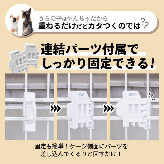 正規品【2or3個セット】【業務用OK】 カーボンスチール製 ペットケージ 猫 犬 うさぎ ゲージ ケージ ブリーダー 店舗用 ペットショップ トリミングサロン ペットホテル 犬舎