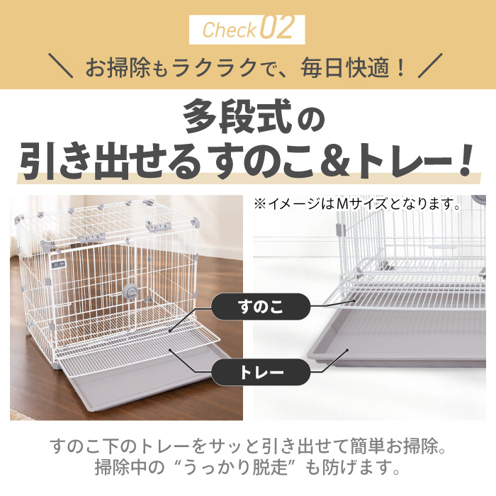 正規品【業務用OK】 カーボンスチール製 ペットケージ 猫 犬 うさぎ ゲージ ケージ ブリーダー 店舗用 ペットショップ トリミングサロン ペットホテル 犬舎