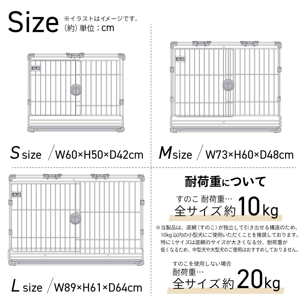 正規品【2or3個セット】【業務用OK】 カーボンスチール製 ペットケージ 猫 犬 うさぎ ゲージ ケージ ブリーダー 店舗用 ペットショップ トリミングサロン ペットホテル 犬舎