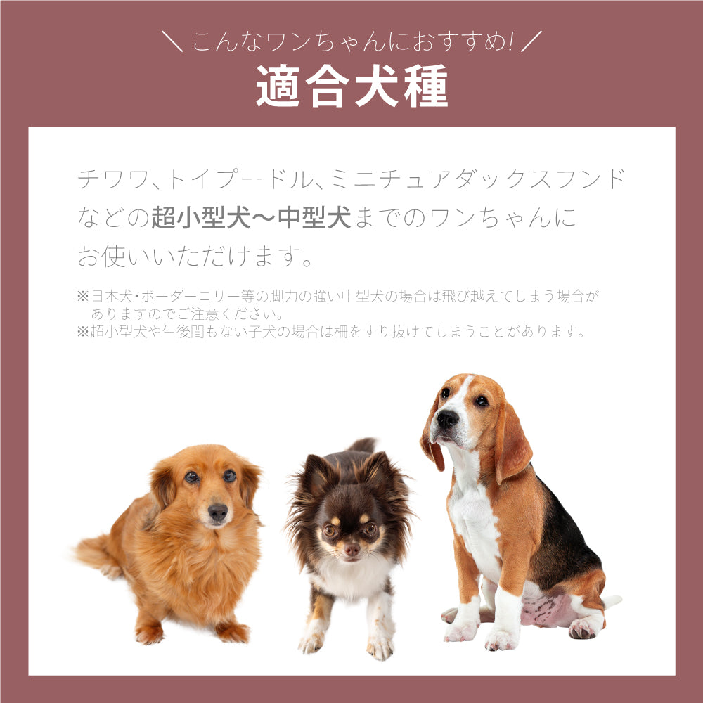 ペットケージ【徹底対策版】DOGSAFE6　パネル6枚セット